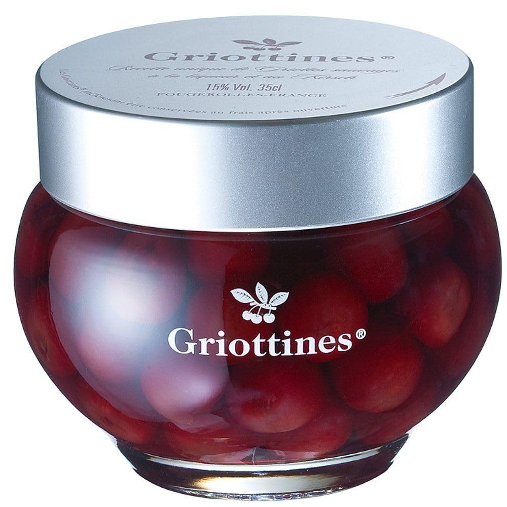 French Morello Cherries (Griottines), Pack of 4 Jars, 11.05 Ounces Each, Imported
