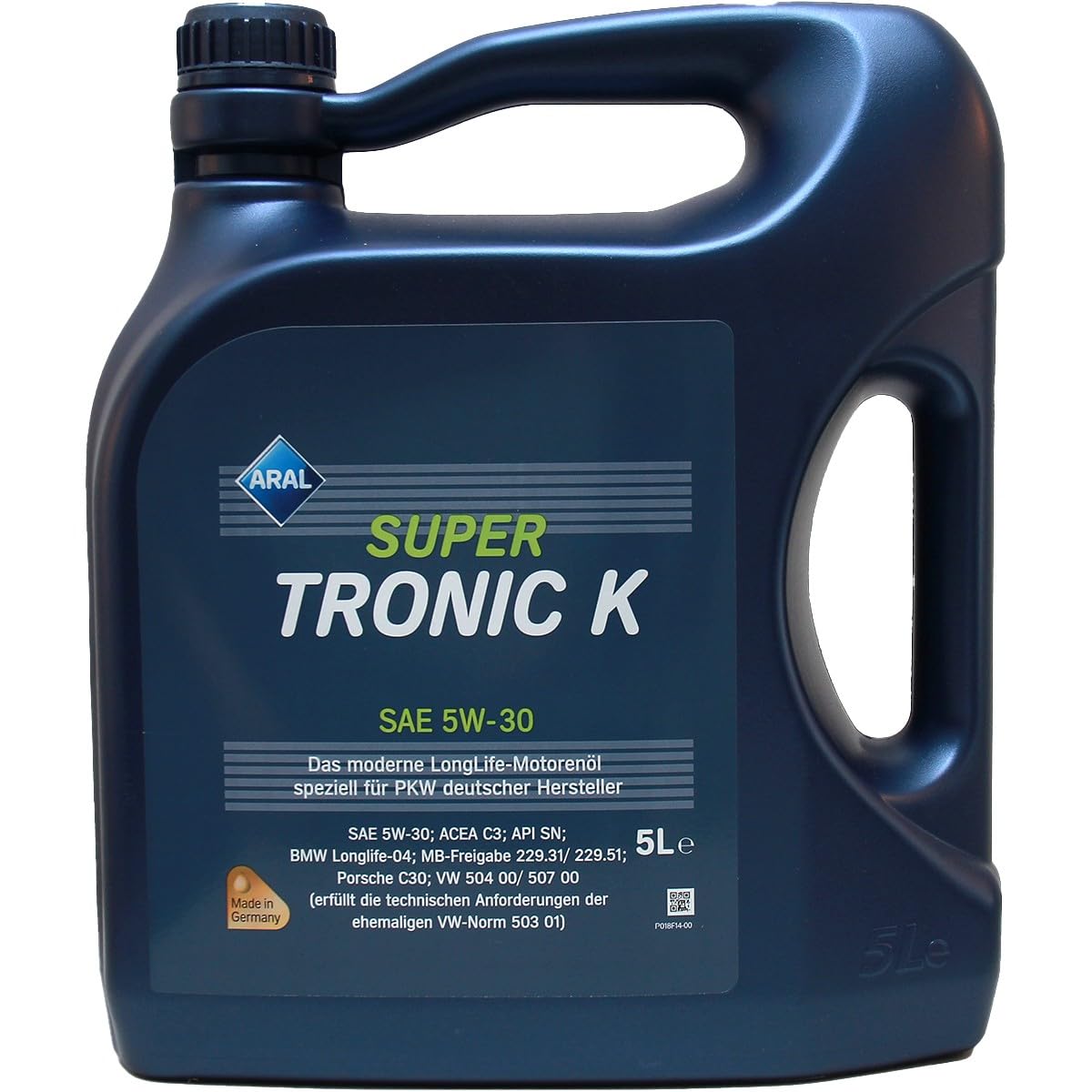 ACEITE MOTOR ARAL SUPERTRONIC K 5W30 5 LITROS 15CBE6