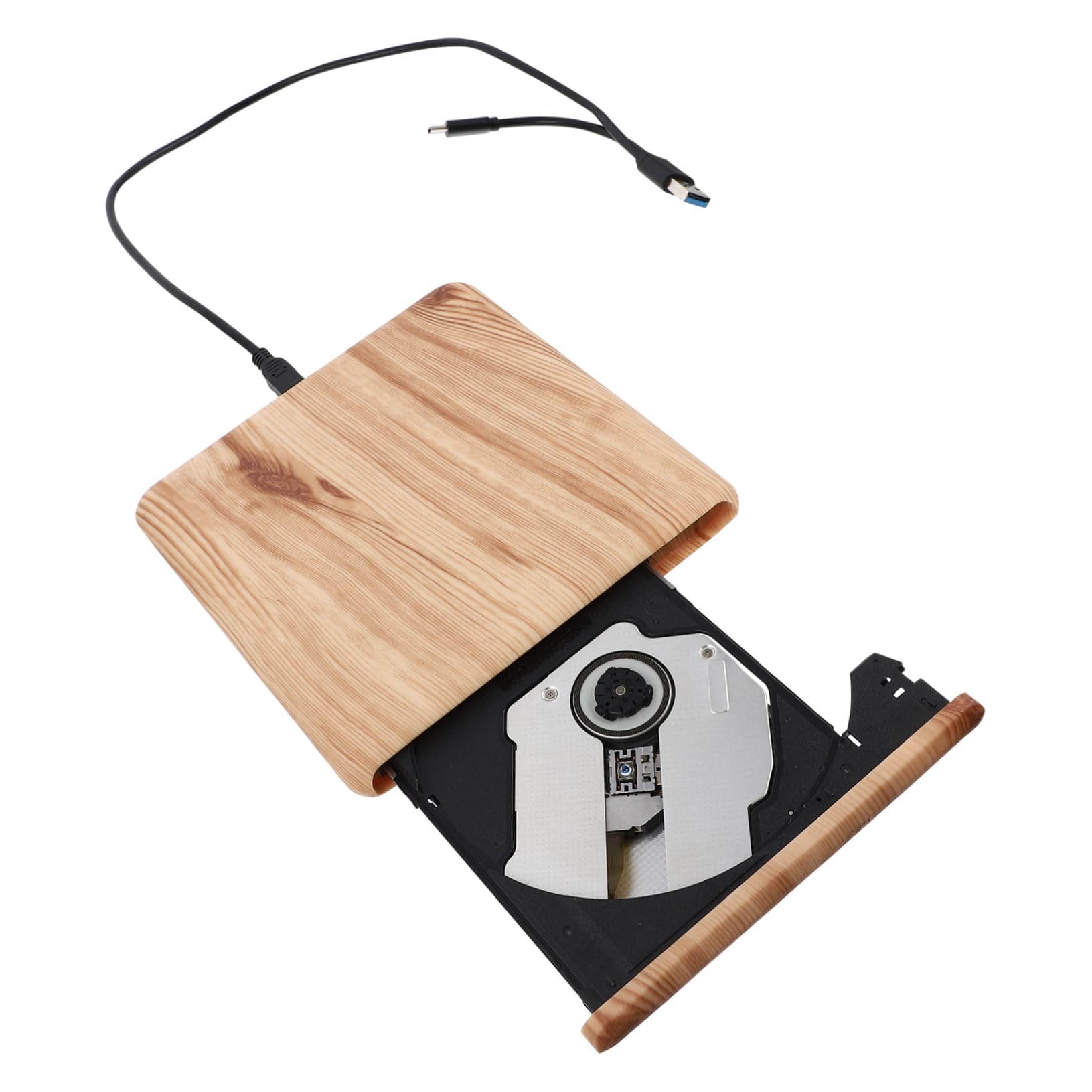 kichouse laptop desktop cd dvd burner external optical drive usb type-c dvd writer easy to use