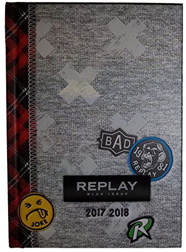 AGENDA scolaire REPLAY Garçon 2017-2018 12x17 cm - 1 jour par page couverture rigide AGENDA scolaire REPLAY Garçon 2017-2018 12x17 cm - 1 jour par page couverture rigide