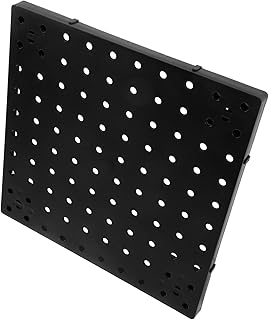 Alipis Pegboard Organizer Pegboard Wall Organizer Panels Home Office Wall Board Combination Kit for Garage Craft Workshop Kitchen Bathroom Study Room