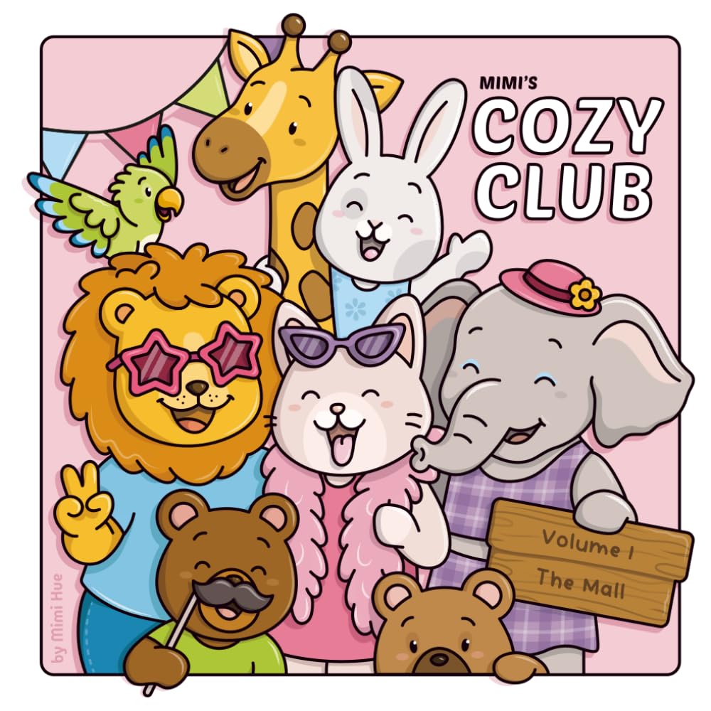 Mimi's Cozy Club: Simple & Cute Coloring book