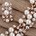 YAZILIND Multi-Layer Faux Pearl Necklace & Earring Set – Costume Jewelry For Parties & Weddings