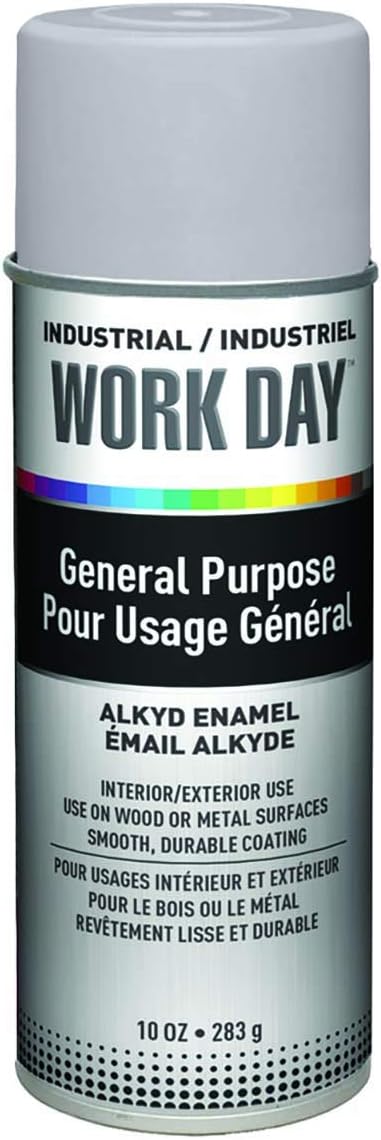 Krylon 4418 Work Day Enamel Paint Gray Primer (12-pack)