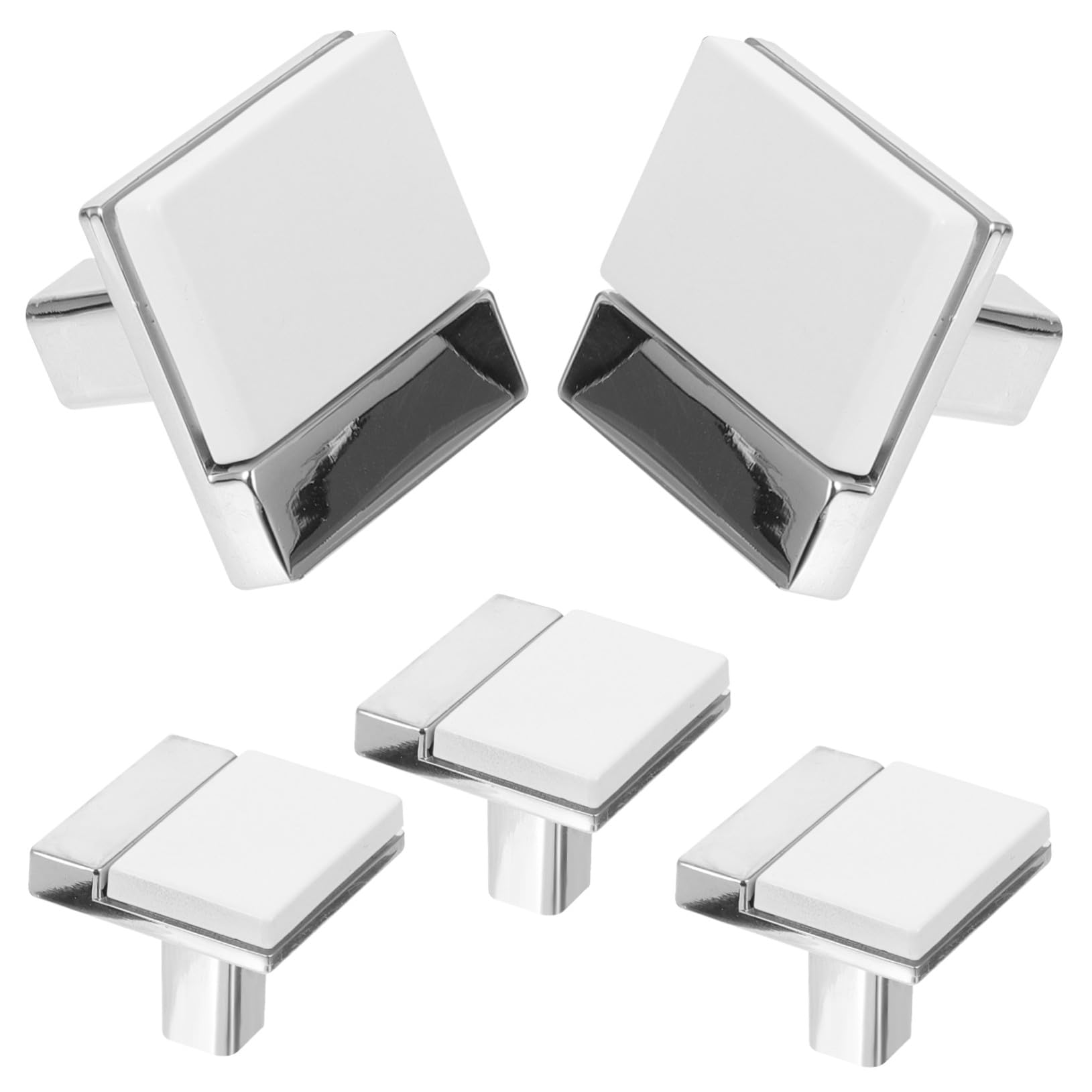 Boutons pour armoires modernes Lurrose : 5 poignées en zinc pour relooker la cuisine