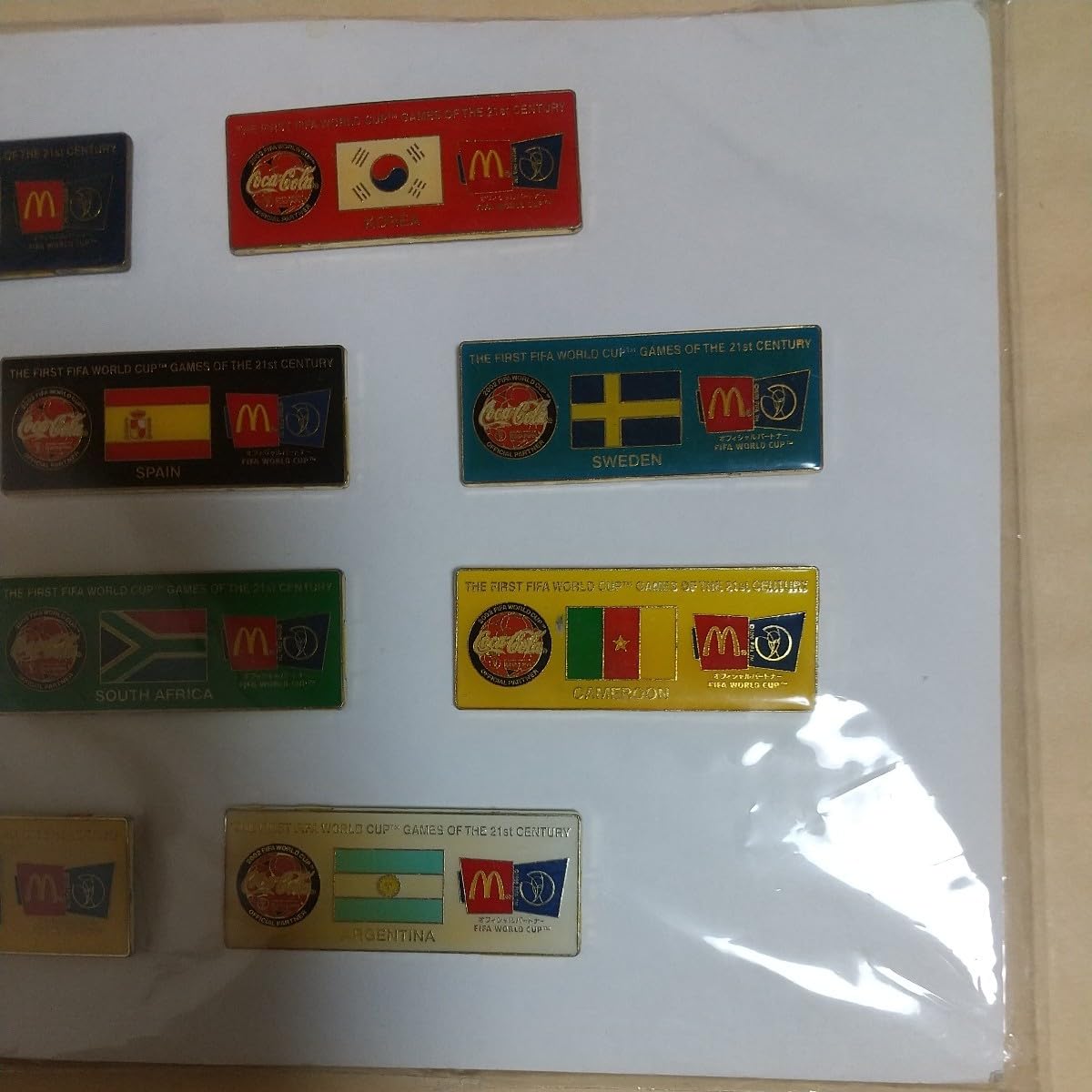 Amazon | コカ コーラ マクドナルド協賛 ワールドカップピンバッジ