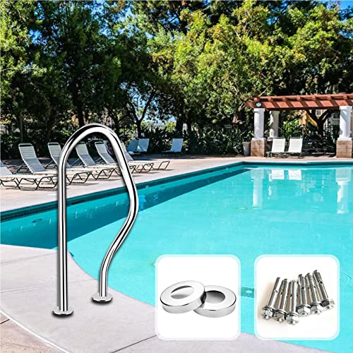 Barandilla para piscina de acero inoxidable 304 miniatura 1