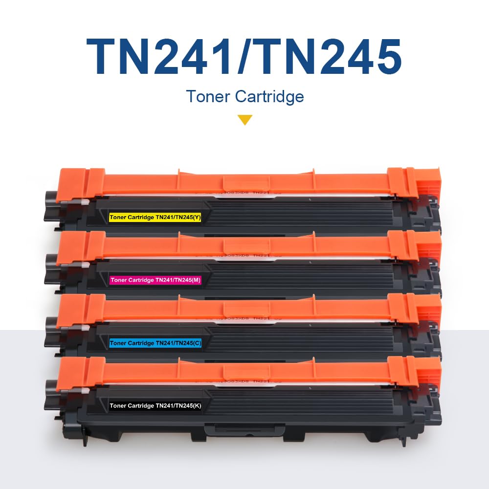 SMARTOMI TN241 TN245 Cartucce di Toner Compatibili per Brother TN-241 TN-245 per Stampanti Brother DCP-9020CDW HL-3140CW DCP-9015CDW HL-3150CDW MFC-9340CDW HL-3170CDW MFC-9330CDW MFC-9130CW