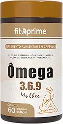 Ômega 3.6.9 Mulher - Prímula, Linhaça e Borragem 60 Cápsulas