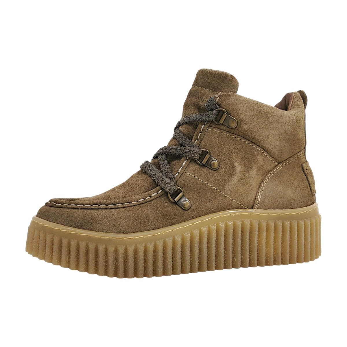 Marc OߴPolo Damen Boots zum Schnüren mit Plateausohle