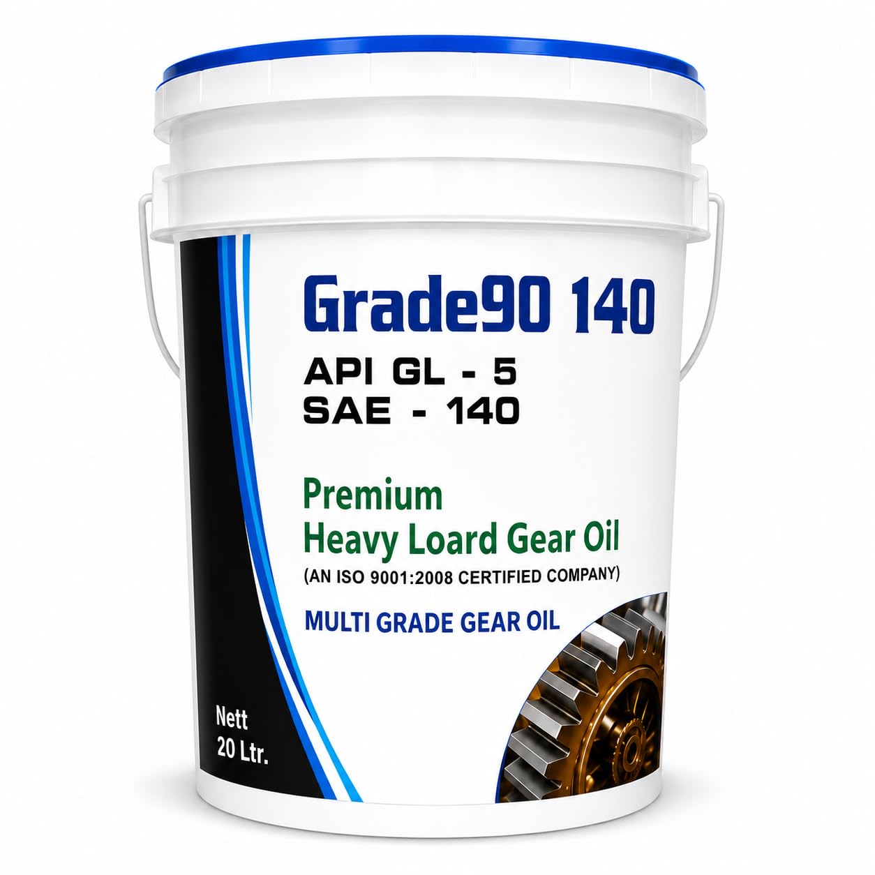 SCL Steel City Gear Oil 90W-140 SAE 140 Heavy Duty Gear Oil for Cars, Trucks, Tractors & Commercial Vehicles