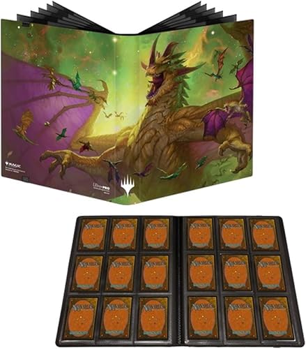 Miniatura 2 de Ultra PRO - Magic The Gathering Commander Masters 9-Pocket PRO-Binder Ft. The Ur-Dragon Art Cover - Sostiene 360 tarjetas de tamaño estándar de