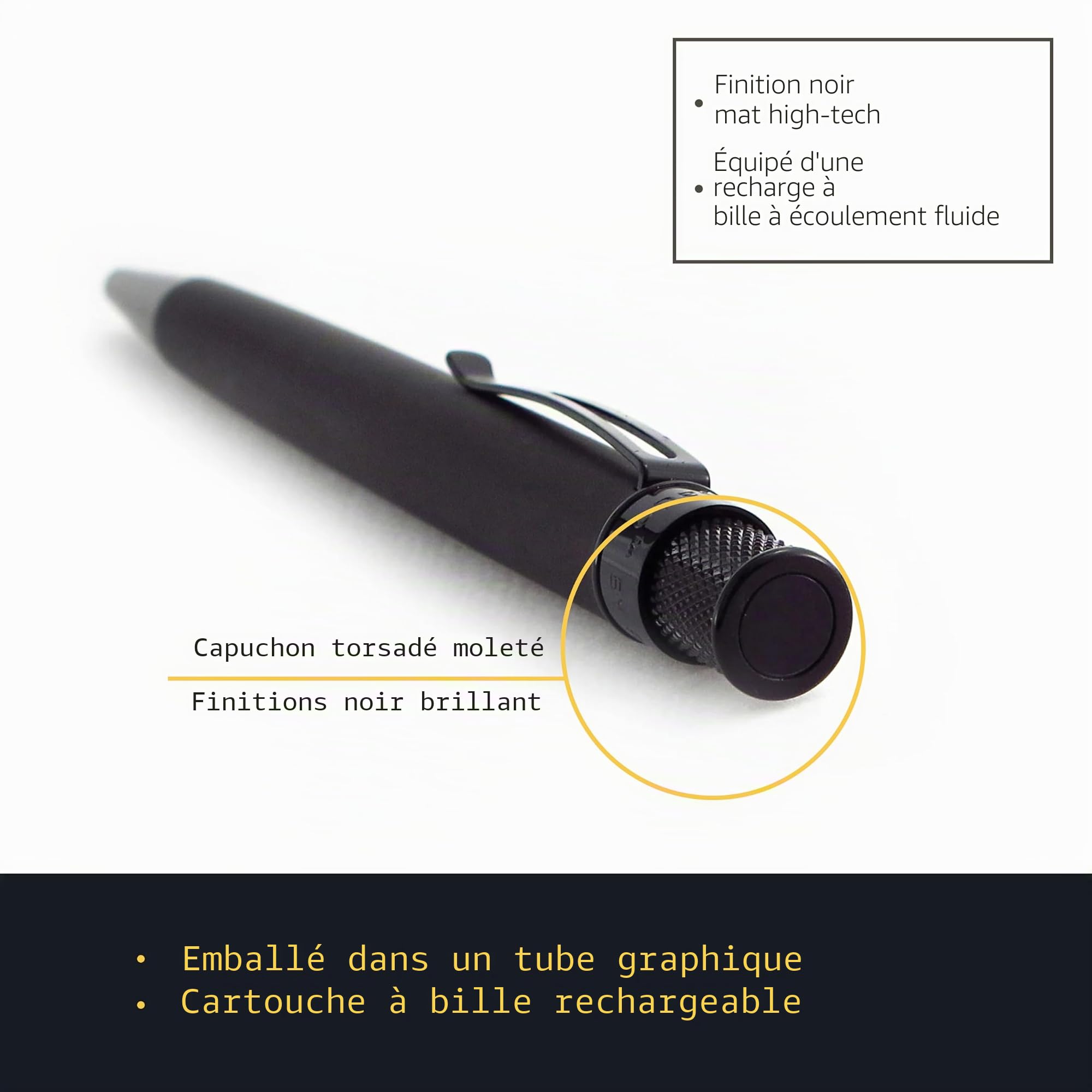Retro 51 Tornado VRR-1701 Stylo roller Noir