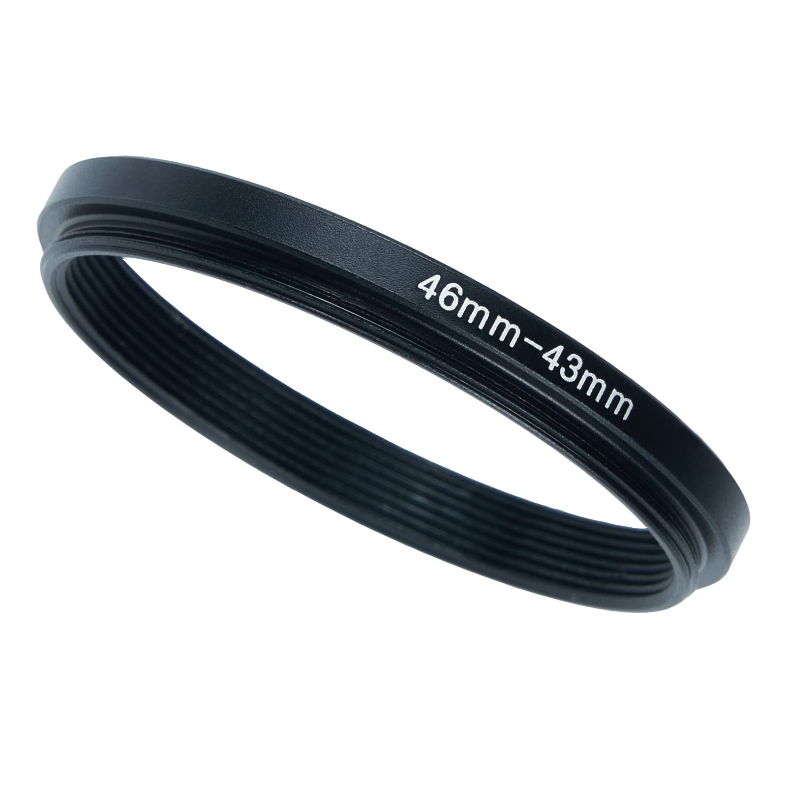 46mm to 43mm Step-Down Ring Filter Adapter for All Brands UV ND CPL Metal Ring Step-Down Rings Adapter Filter (46mm-43mm)