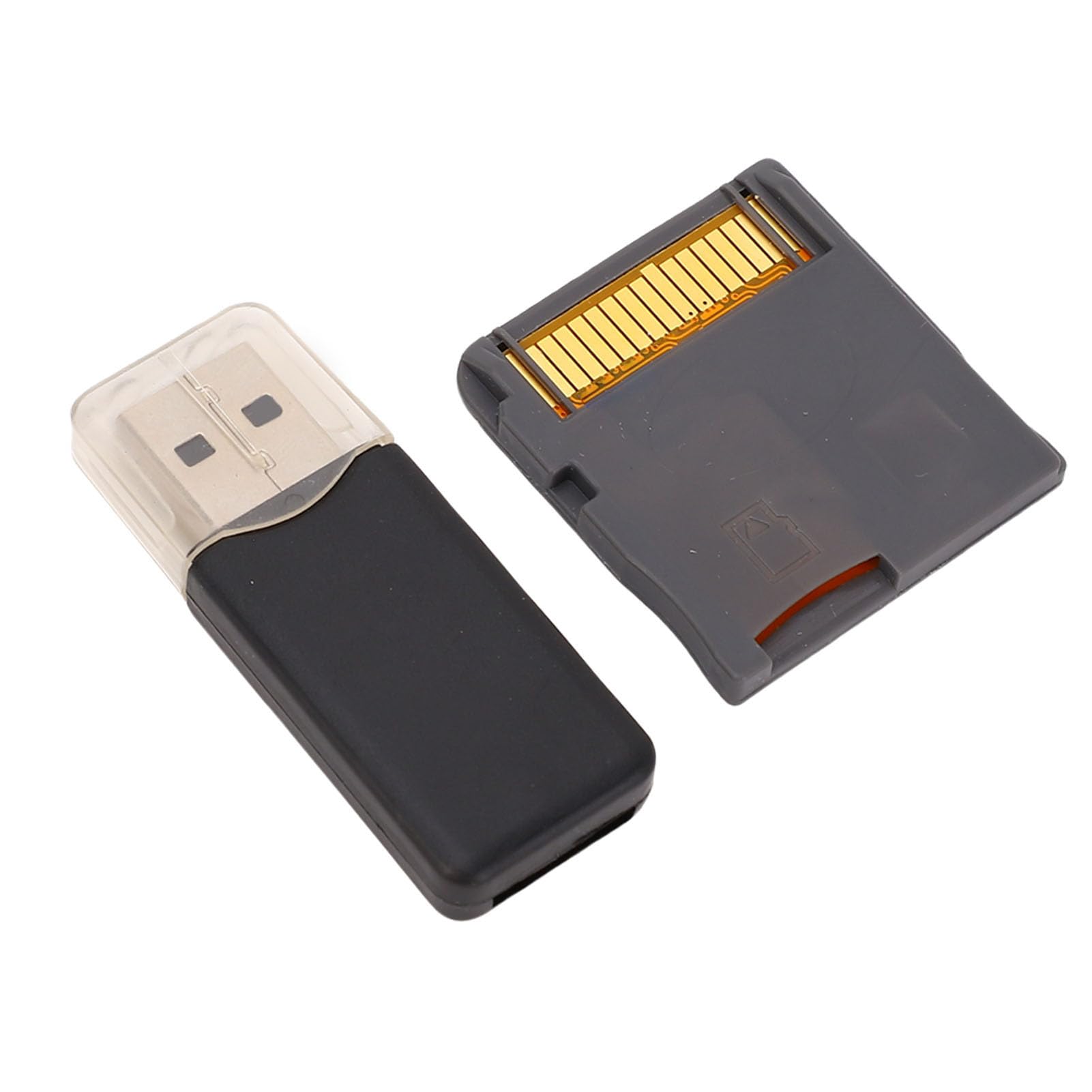 Tarjeta Flash de Videojuegos, Tarjeta de Memoria Flash con Chip ASIC y Lector de Tarjetas, para XL 2DS 3DS 3DS XL New New 2DS (Silver)