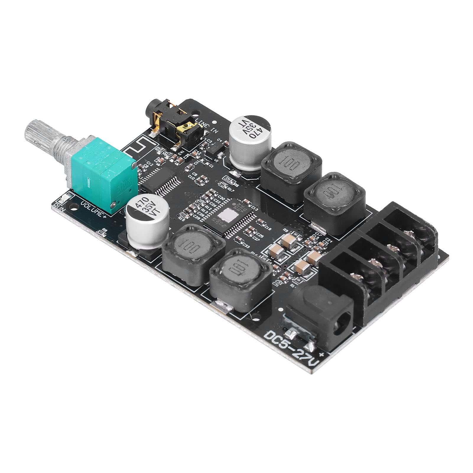 Garosa Carte D'amplificateur de Puissance HIFI ZK 502C, Carte AMP Audio Haute Puissance, Inductance de Filtre Sonore Clair TPA3116