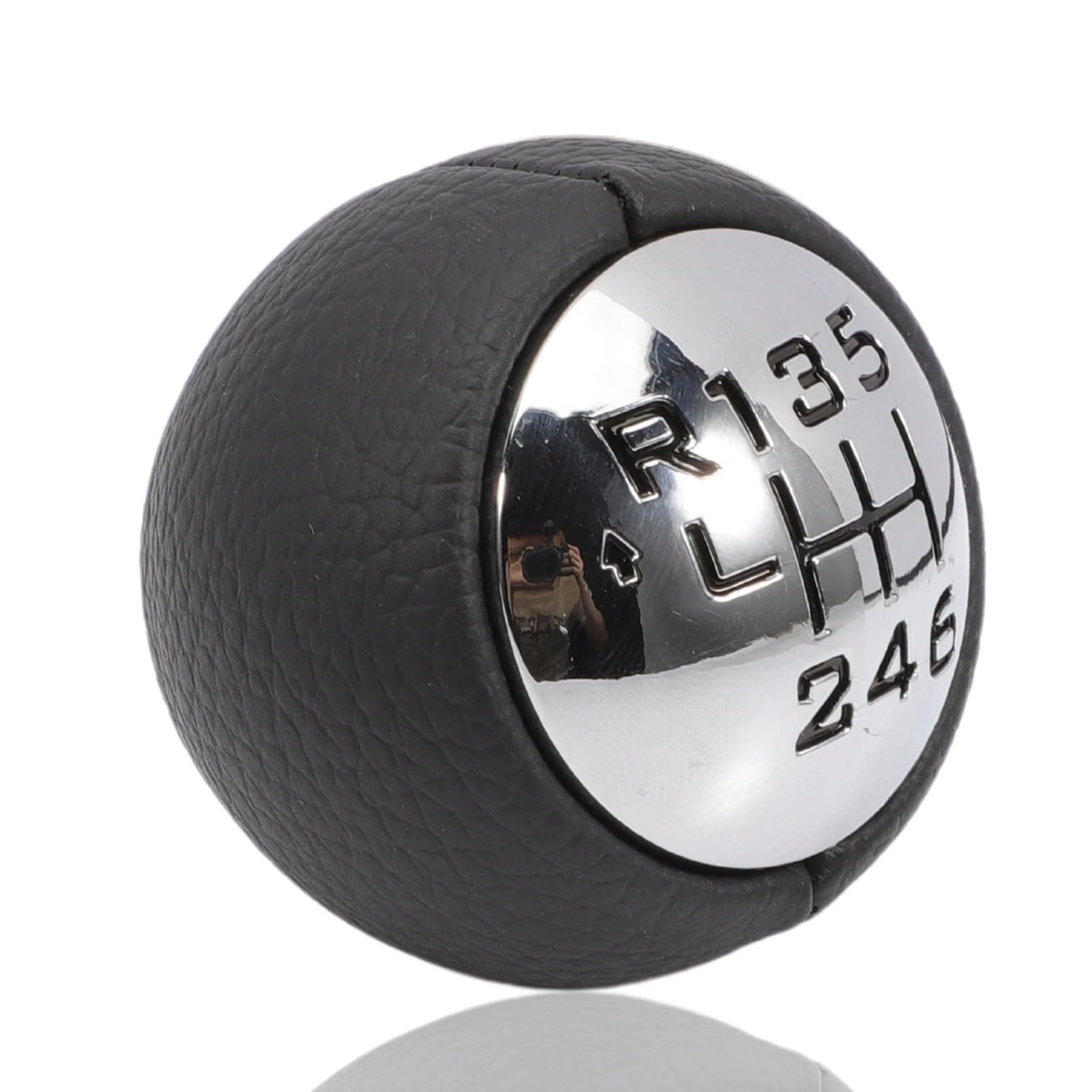 KUNYOS Leather Gear Knob for Citroen for C3 for C4 C8 650632 6 Speed Gear Knob