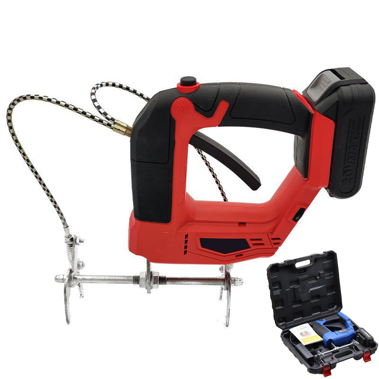 Scuotitore Elettrico Manuale per api Scuotitore Elettrico per api 1-4 velocità 2700rpm 21.5cm serraggio favo per apicoltori Principianti & esperti RedMachine-BeeSuitL