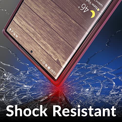 Image of Crave for Samsung Galaxy S23 Ultra Case, Shockproof Protection Dual Layer Case for Samsung Galaxy S23 Ultra (6.8 inch) - Berry