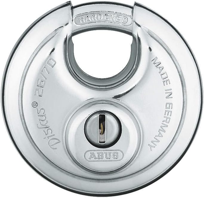 Cadenas ABUS Padlock-x 10 - Acier Trempé, Clés Identiques, Pour Sécuriser Casiers, Portails...