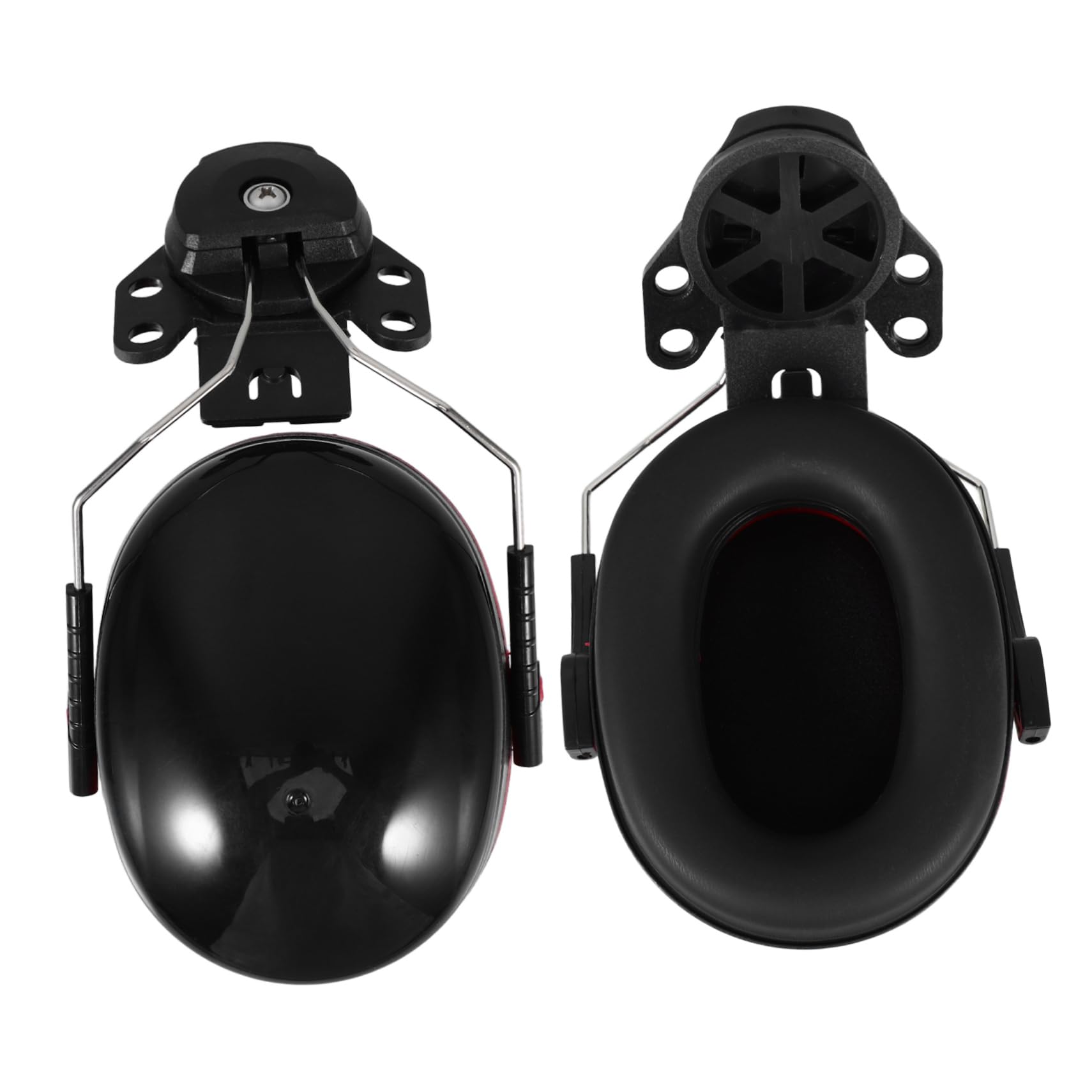 LIFKOME Orejeras para Casco de Seguridad Reducción de Ruido, Protección Auditiva para Trabajadores en Entornos de Alto Ruido, Plástico y Espuma