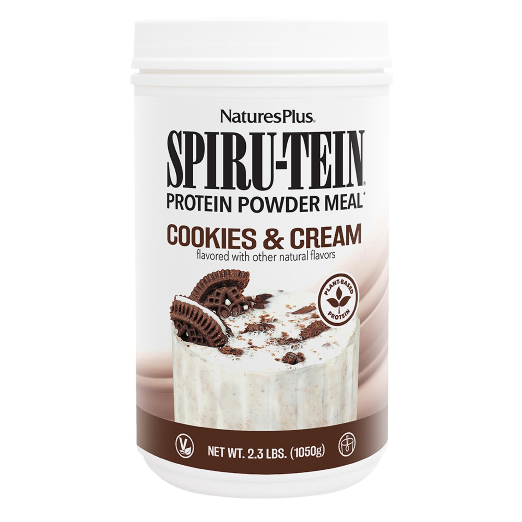 Spiru-Tein High Protein Energy Meal (Cookies & Cream, 2.3 lbs, 1050 g)