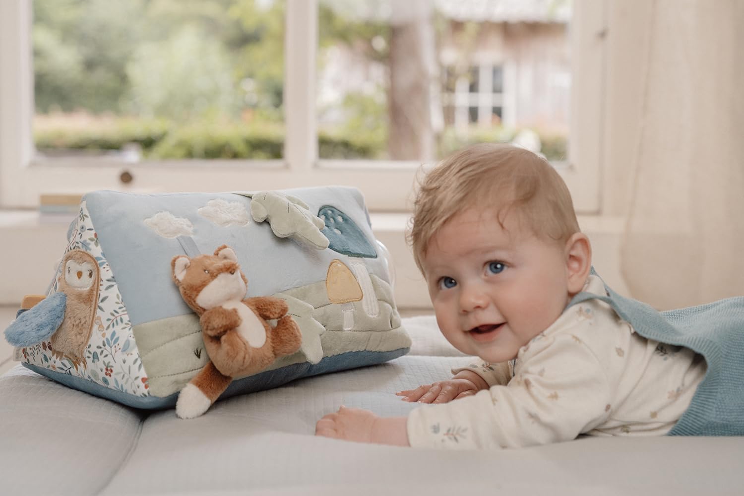 Little Dutch 8923 Triangle d'étude d'activité en tissu – Forest Friends