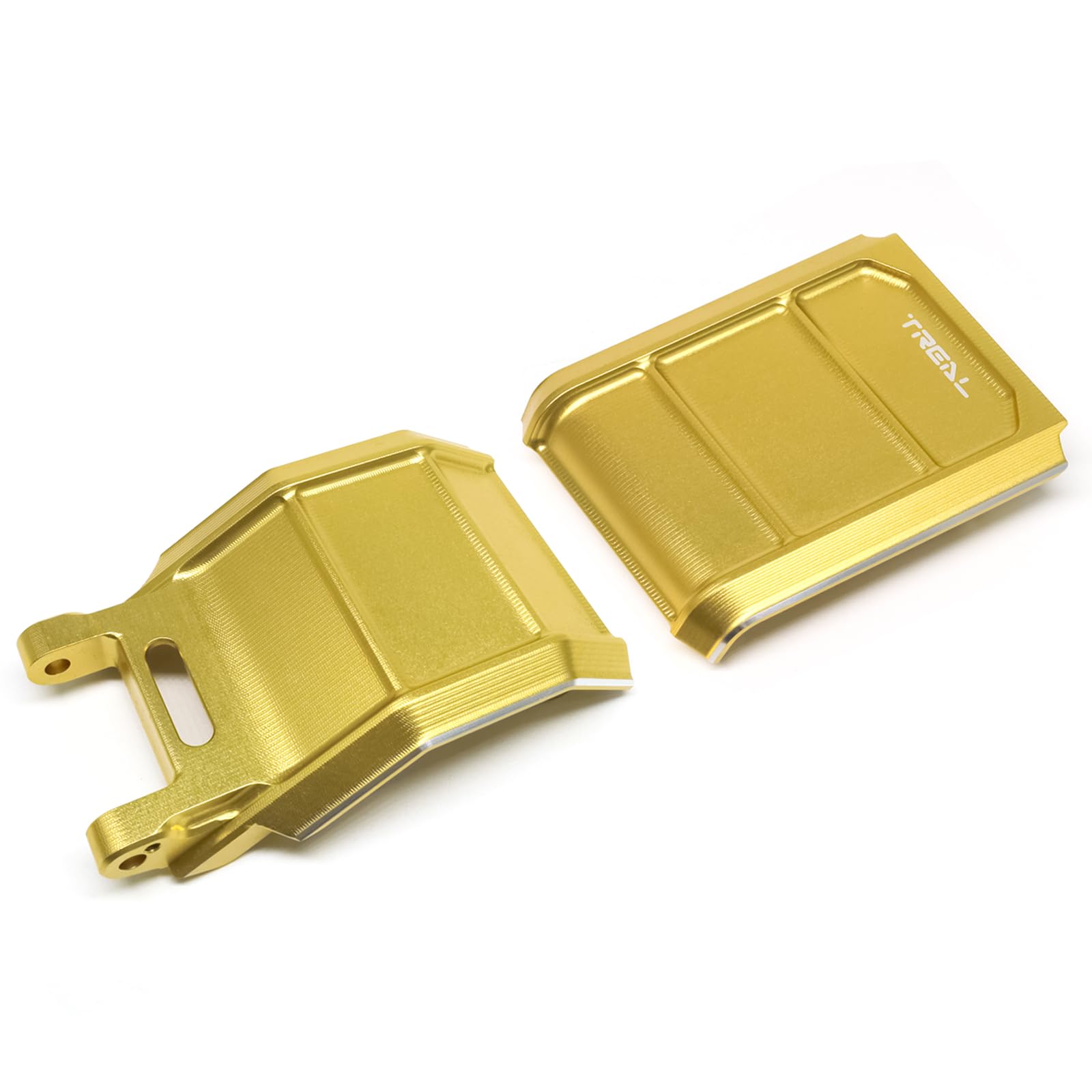 Losi Promoto MX Aluminum 7075 Skid Plate Set CNC Machined Upgrades for 1/4 Promoto-MX Motorcycle(Gold)