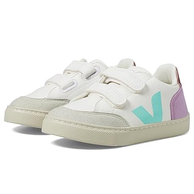 VEJA Kids Small V 12 (Toddler) Kids Shoes Extra White_Multico Orchid