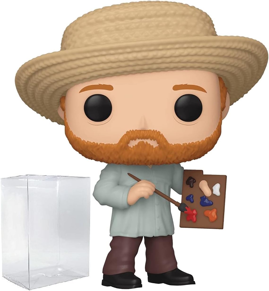 POP Icons: Artists - Vincent Van Gogh Funko Vinyl Figure (Bundled with Compatible Box Protector Case), Multicolor, 3.75 inches