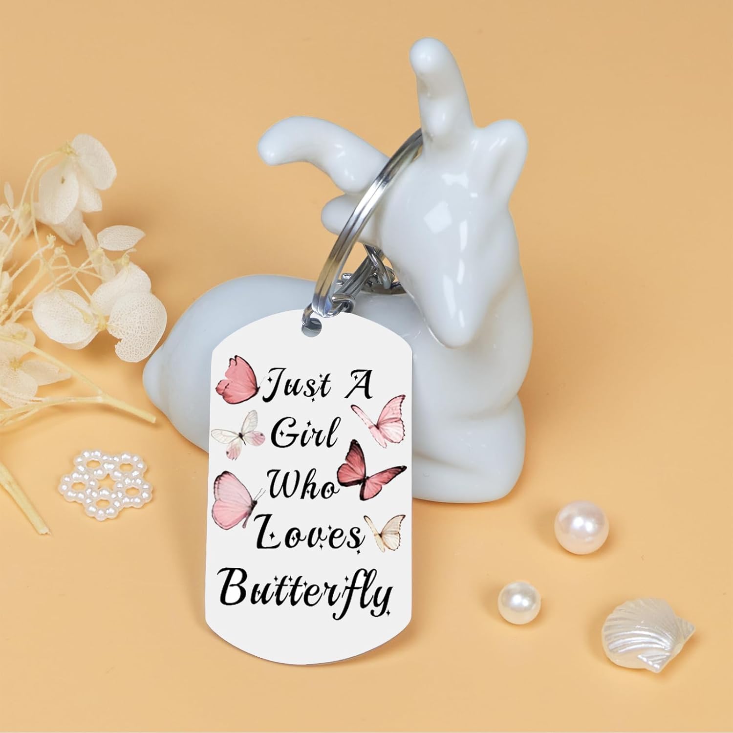 Butterfly Gifts For Mom Daughter Sisters Girlfriend Christmas Teen Girls Trendy Stuff Butterfly Keychain - Image 5