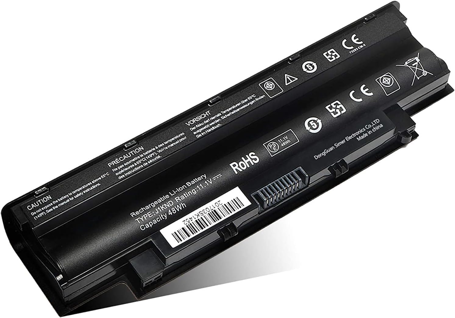 ZEXEN Replace (J1KND) Battery for Dell'' Inspiron 13R N3010 N3110 14R N4010 N4110 15R N5010 N5110 N5030 N5040 N5050 17R N700 10N7 110 cm