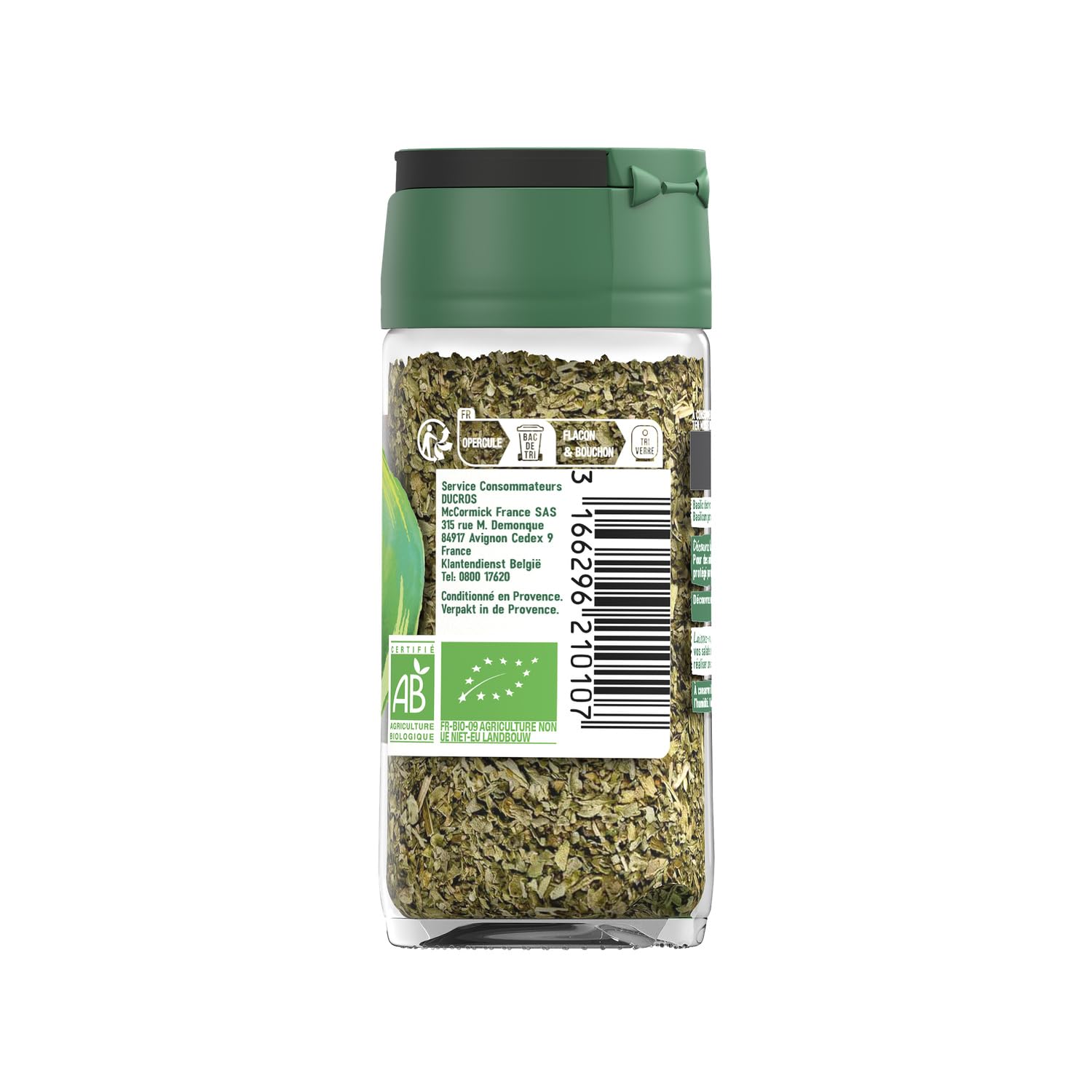 Gagnez du temps en cuisine avec le basilic bio DUCROS, l'herbe aromatique indispensable pour relever facilement vos plats du quotidien, format pratique de 11g