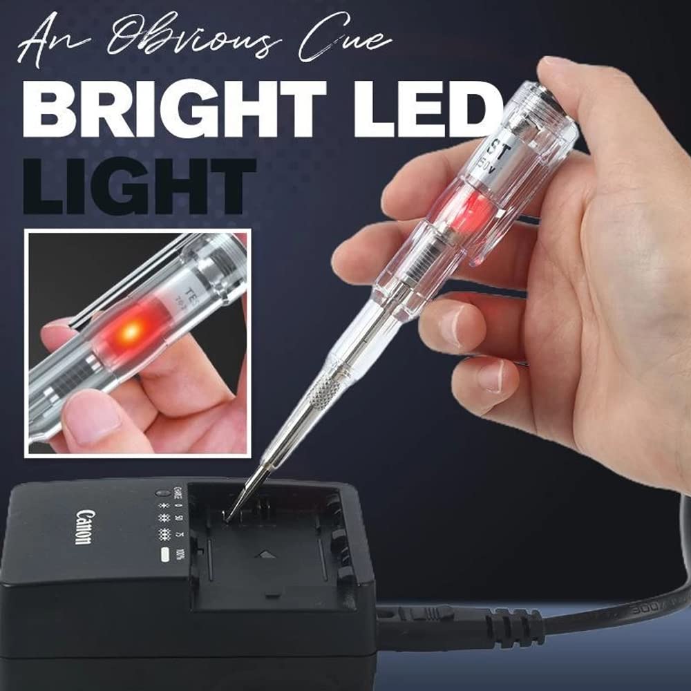 Tester Elettrico A Penna – Cacciavite Sonda 70-250V AC – Impermeabile Con Rilevatore Senza Contatto