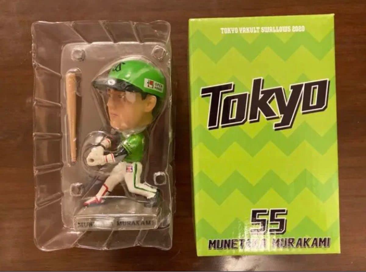 【ゅぅぃ】ヤクルトスワローズ 村上選手3Dボブルヘッド 東京ヤクルトスワローズ (トウキョウヤクルトスワローズ) 村上宗隆選手