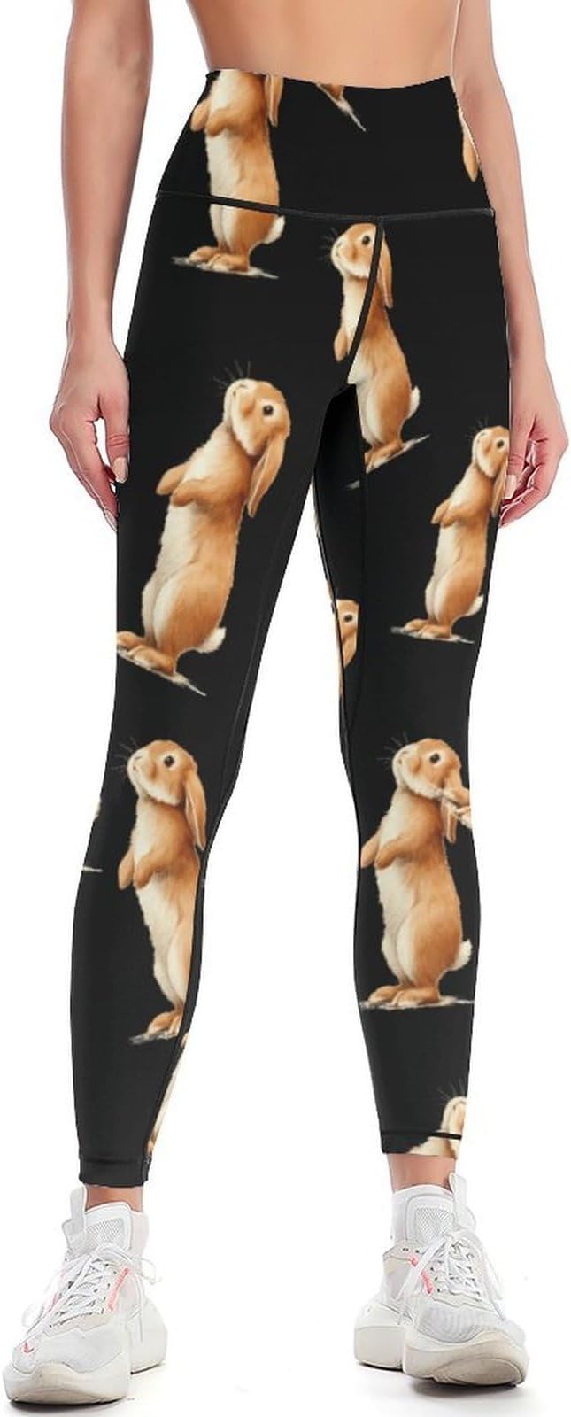 Lop-Eared Bunny Fashion Yoga Pants Women Workout Leggings Tummy Control Running
