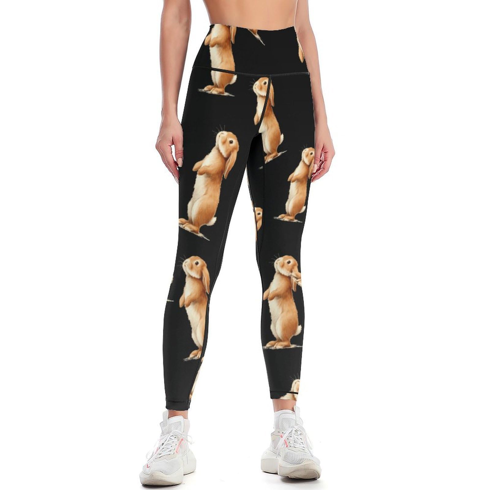 Lop-Eared Bunny Fashion Yoga Pants Women Workout Leggings Tummy Control Running