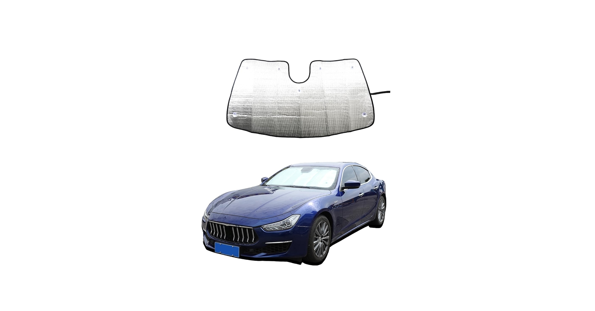 Maserati Levante用サンシェード Amazon.com: KUST Windshield Sun Shade for Maserati Levante