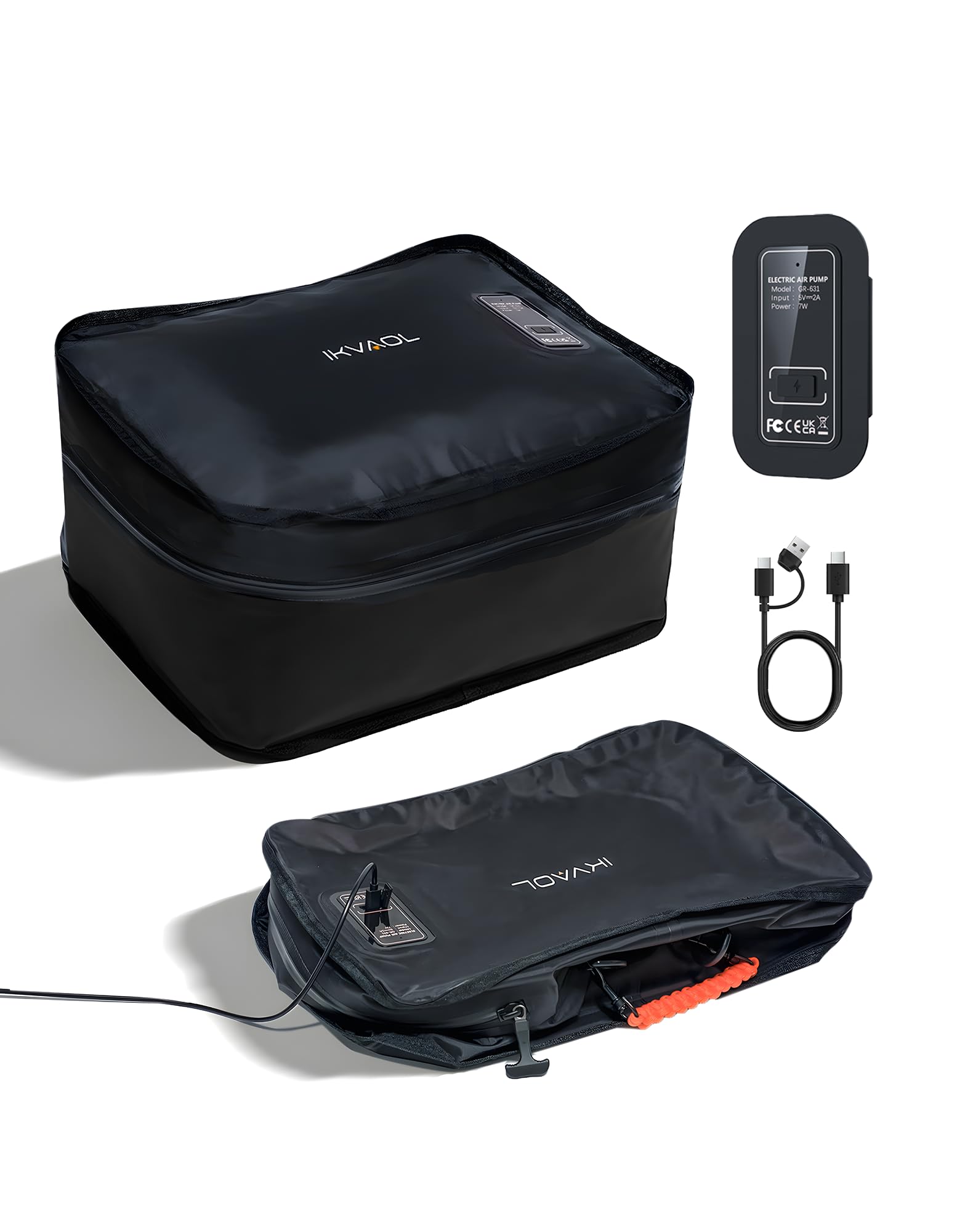 Photo 1 of IKVAOL Travel Vacuum Packing Cubes with Built-in Pump, Space Saver (1-Pack)