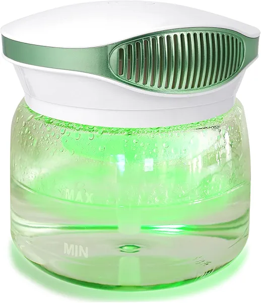 HimAoto Water Air Purifier for Home, Air Washer Aroma Diffuser, Rainbow Air Purifier, Air Washer Humidifier, Essential Oils Aroma Fresher With Night light for Home, Office, Bedroom