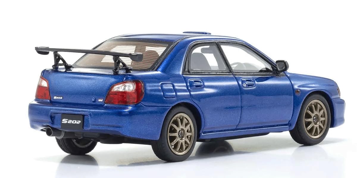 Amazon | 京商オリジナル 1/43 スバル インプレッサ S202 ブルー 完成 