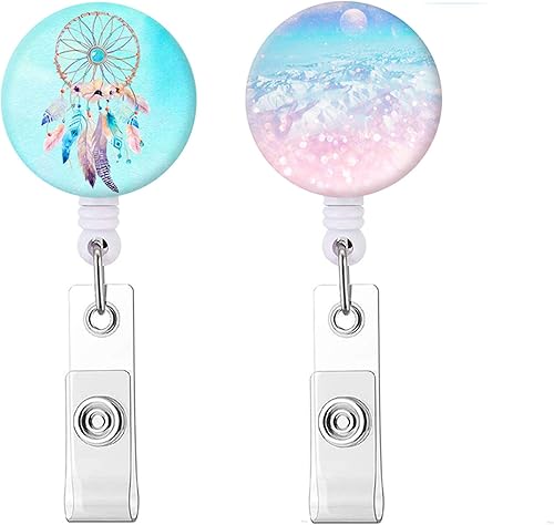 Miniatura 3 de Carretel de insignias retráctil gafete para enfermeras con clip de cocodrilo bonitos gafetes para enfermeras