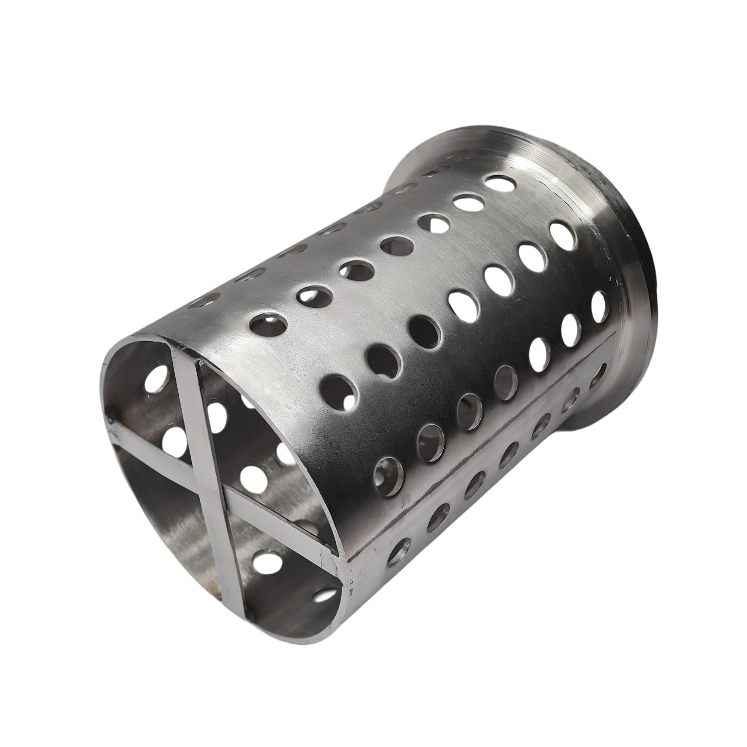 Stainless Steel Perforated Casting Flask 5" x 8" - Jewelry Making Vacuum Casting Tool