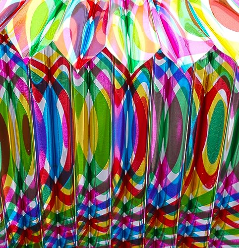 Christmas Concepts® Multi Coloured Foil Lantern Decoration for Christmas - Hanging Decorations, Multicolour - Image 3