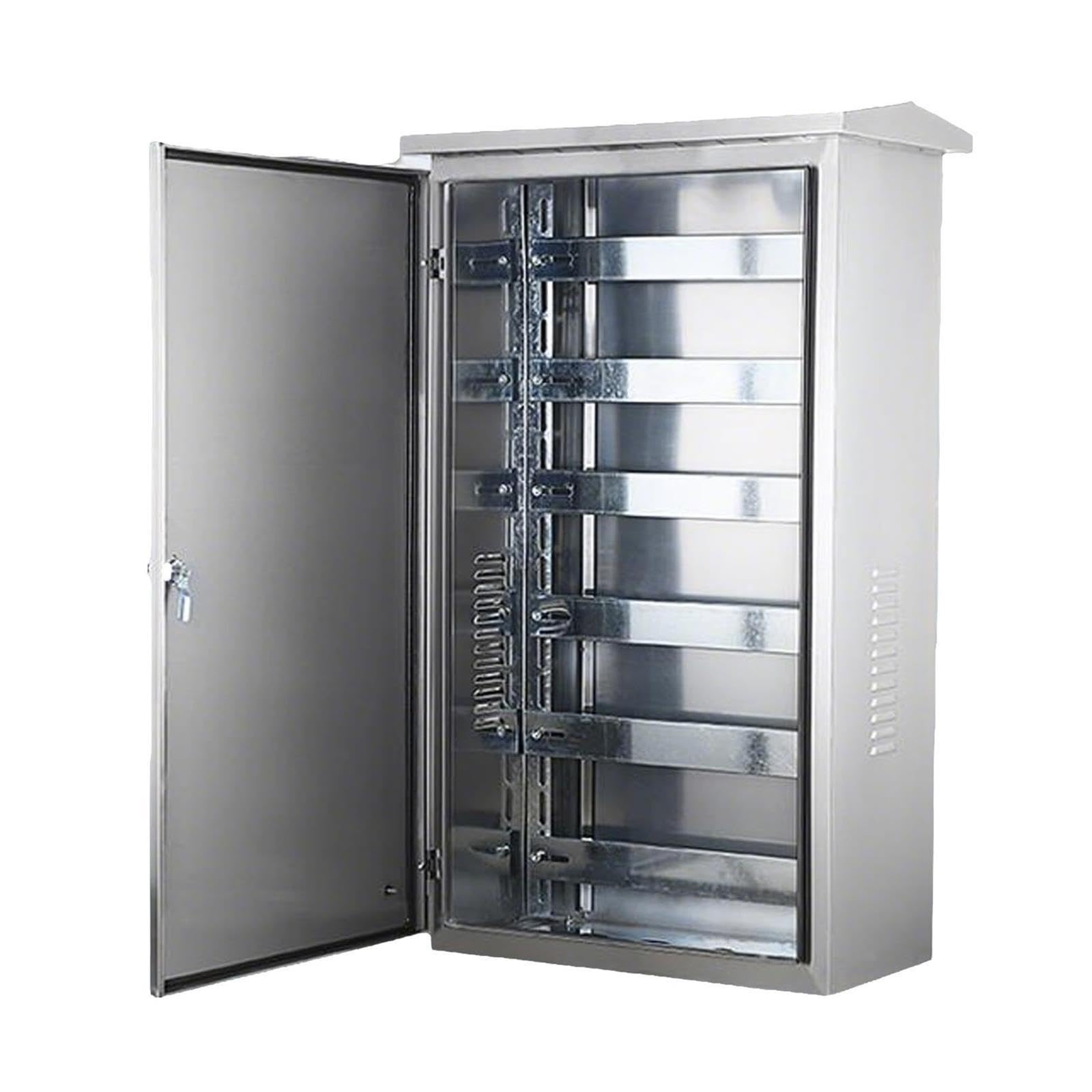 Scatola di distribuzione elettrica in acciaio inox, impermeabile, serratura