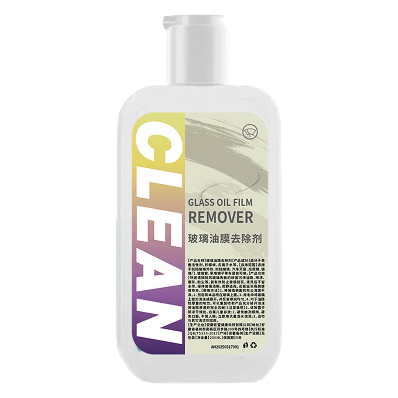 Car Glass Oil Film Remover - Glass Cleaner For Car Car Glass Cleaner Spray | Windshield Cleaner For Auto Rain And Fog Resistant Stain Cleaning | Window Oil Film Remover For Window Door