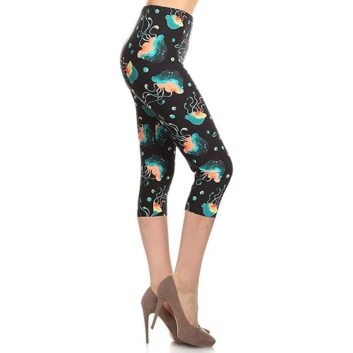 Leggings Depot High Waisted Camouflage & Multiple Print Leggings for Women - Reg, Plus, 1X3X, 3X5X