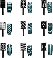 Vista 8 de Ideal Swan Juego de 11 herramientas de esmalte de uñas magnéticas, esmalte de gel de ojo de gato, uñas de gel 3D, herramienta de plástico de ojo