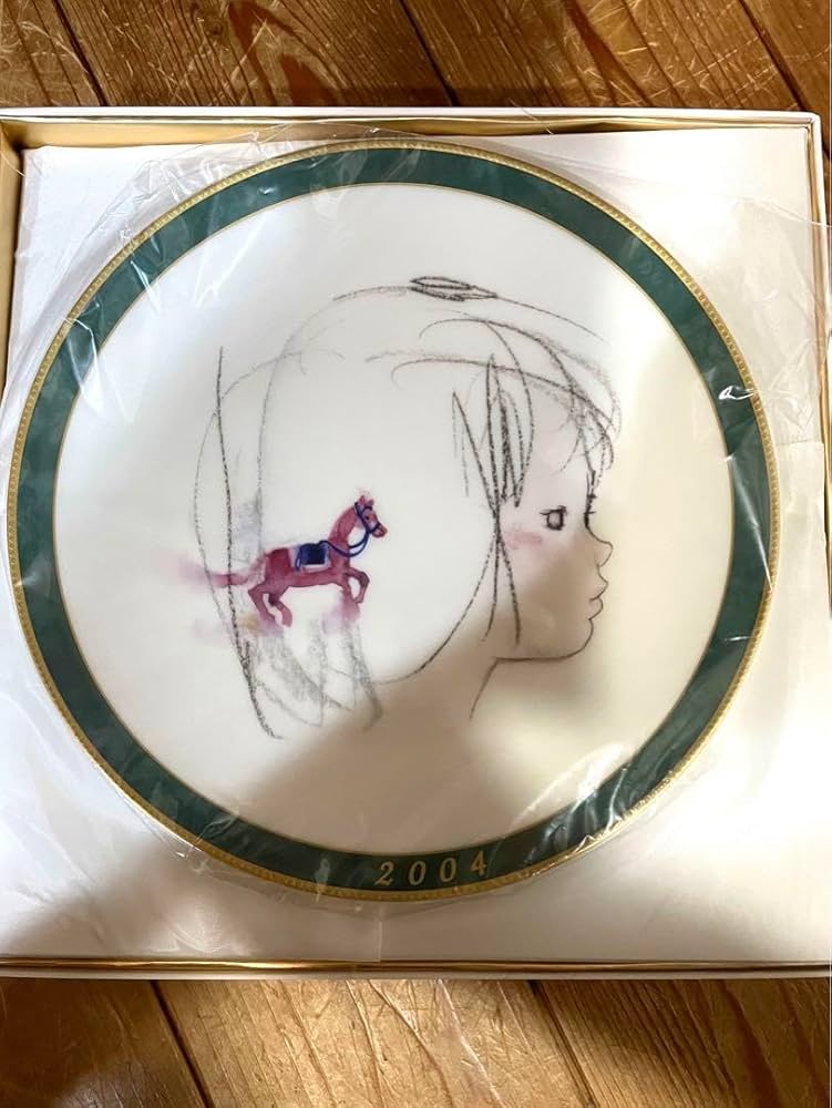 いわさきちひろ 陶磁器プレート Amazon.co.jp: NARUMI(ナルミ) 2023年イヤーズプレート