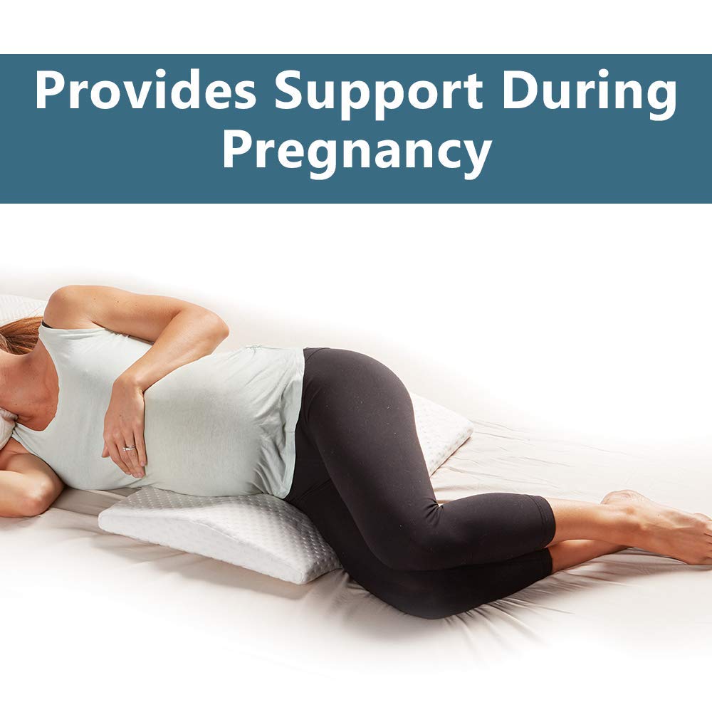 ComfiLife Lumbar Support Pillow for Sleeping Memory Foam Pillow for